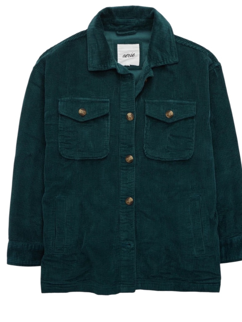 Aerie Corduroy Shacket Jacket Size Women's XL Pockets Oversized Fit Grunge 90s
